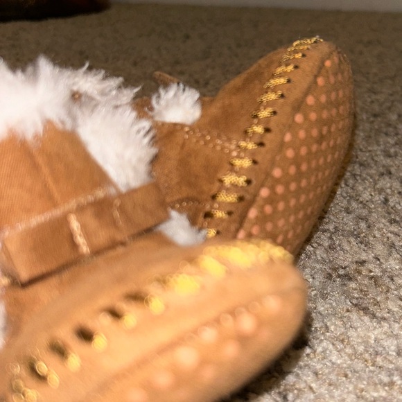 Infant Baby moccasins size 1 - Picture 3 of 5